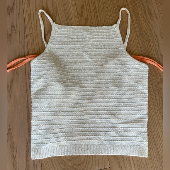 Wilfred Phair Cream Knit high neck tank with open back detail - Picture 6 of 8